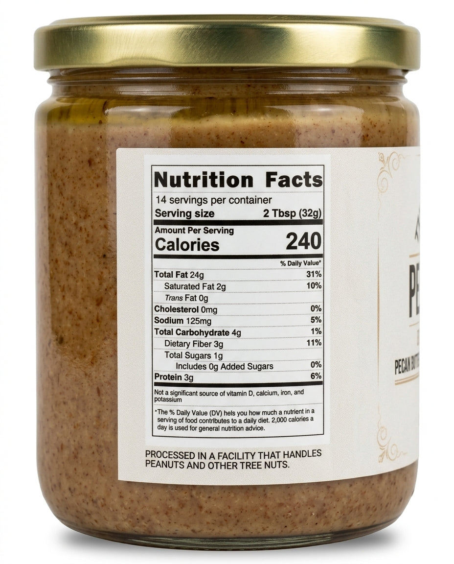 All Natural Roasted Pecan Butter